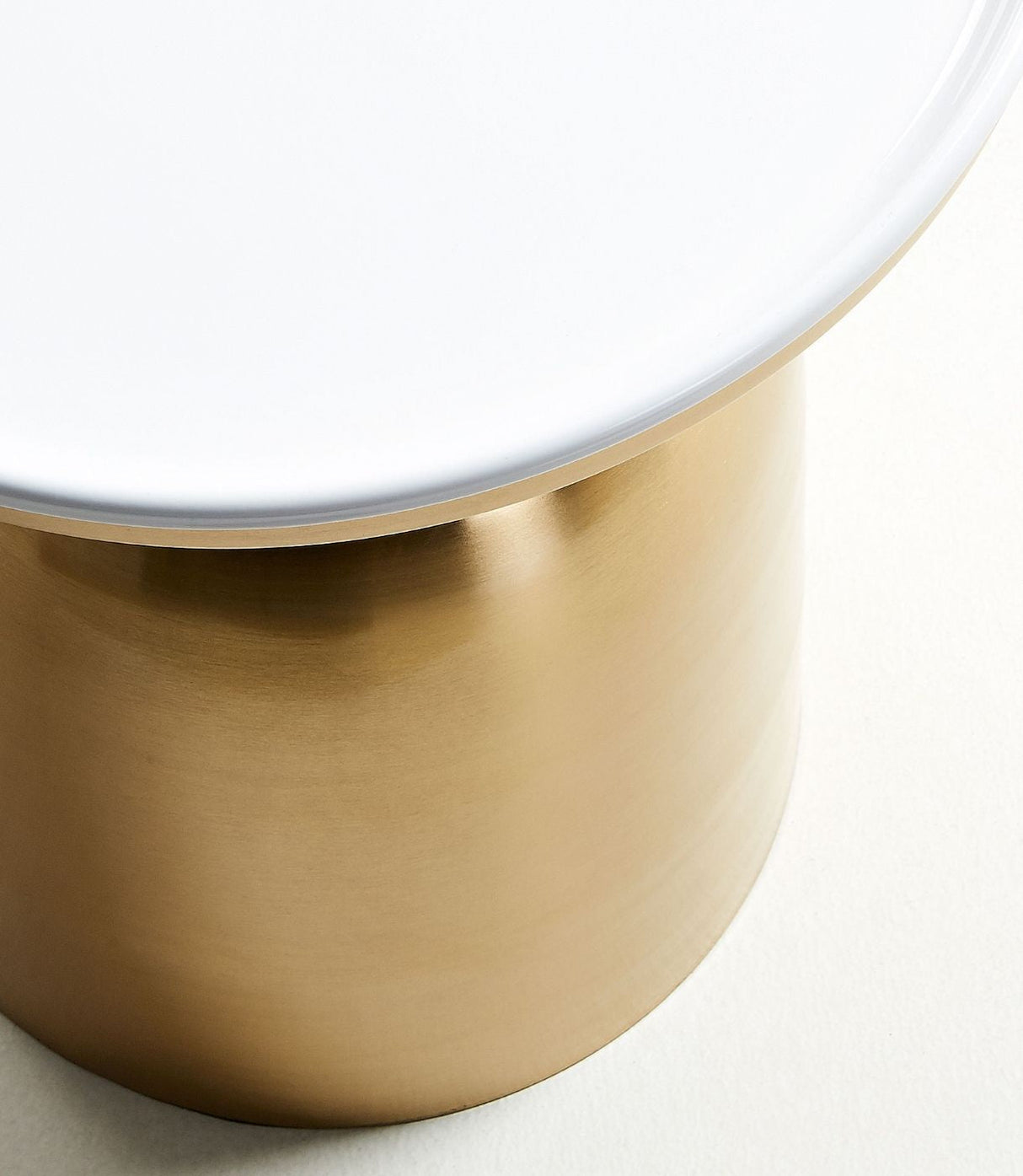 Physic Side Table Ø42 Brass/Black