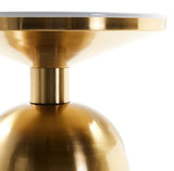 Physic Side Table Ø42 Brass/Black