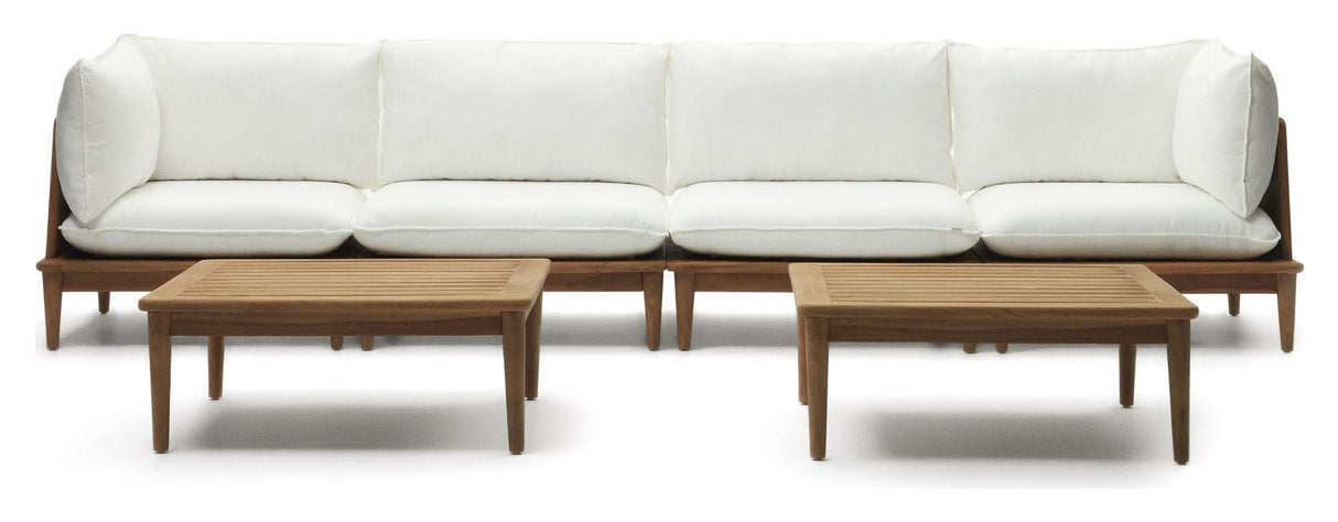 Portitxol, Lounge set - white/oak