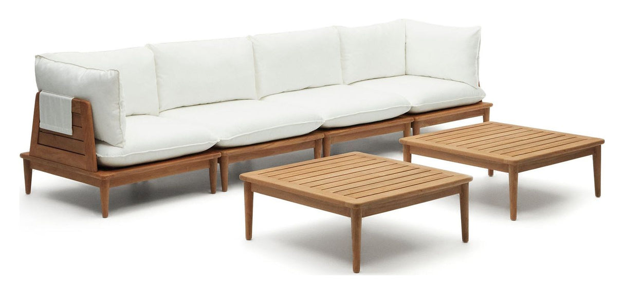 Portitxol, Lounge set - white/oak