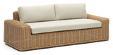 Portlligat 3-pers. Lounge bed, Beige rattan