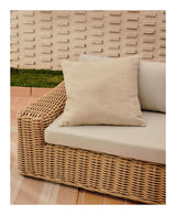 Portlligat 3-pers. Lounge bed, Beige rattan