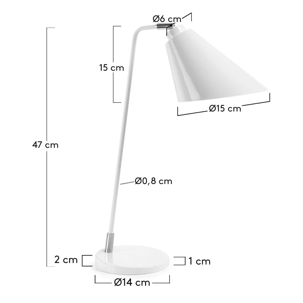 Priti Table lamp Pure White