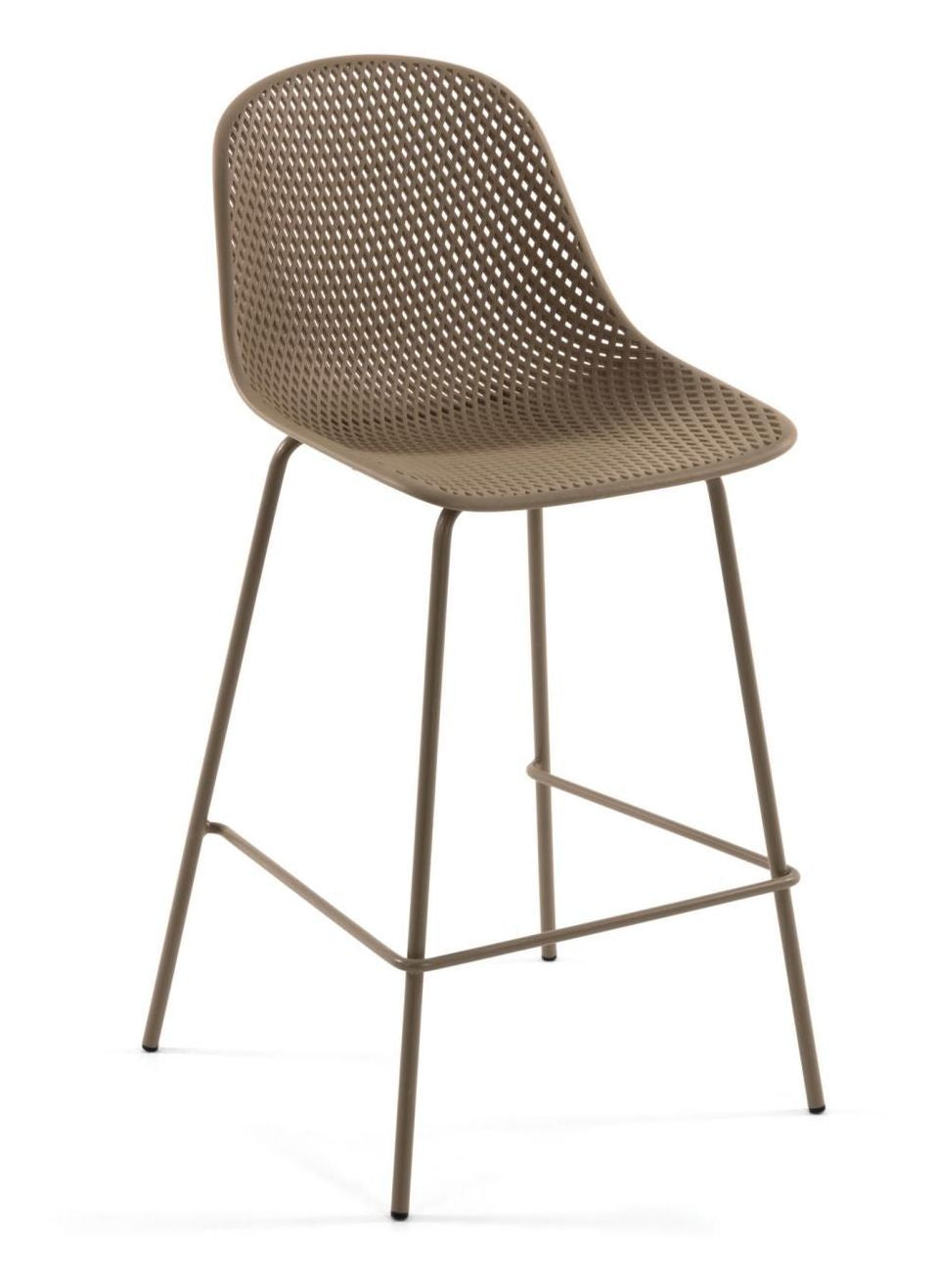 Quinby bar stool SH: 65cm, Beige