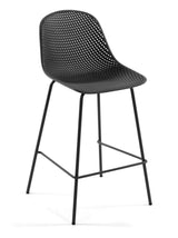 Quinby bar stool SH: 65cm, Graphite