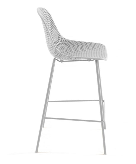 Quinby bar stool SH: 65cm, White