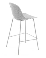 Quinby bar stool SH: 65cm, White