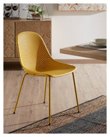 Quinby Dining Chair, Mustard