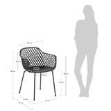 Quinn Dining Chair, White