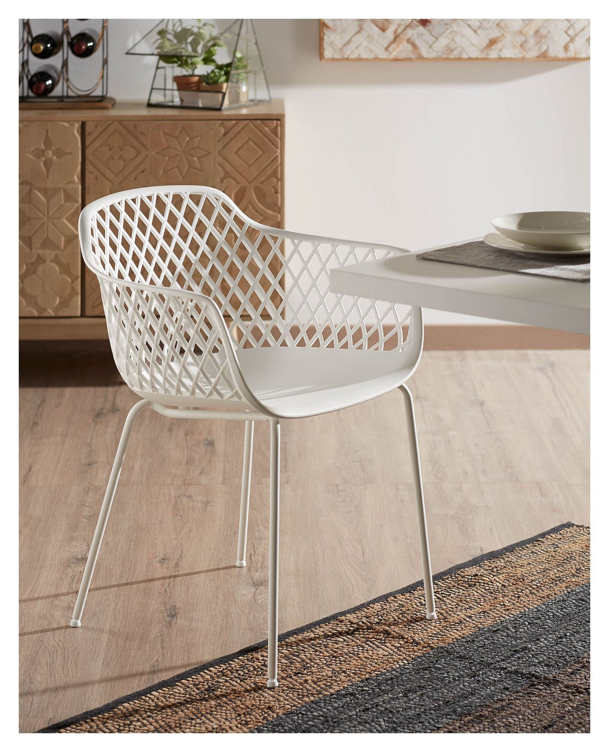 Quinn Dining Chair, White