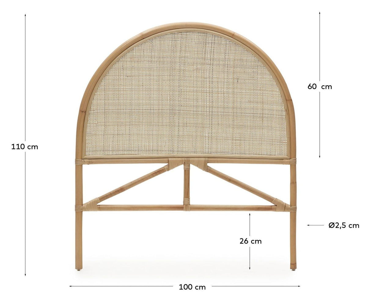 Quiterie Beds, Oval, Natural Wicker, B:90