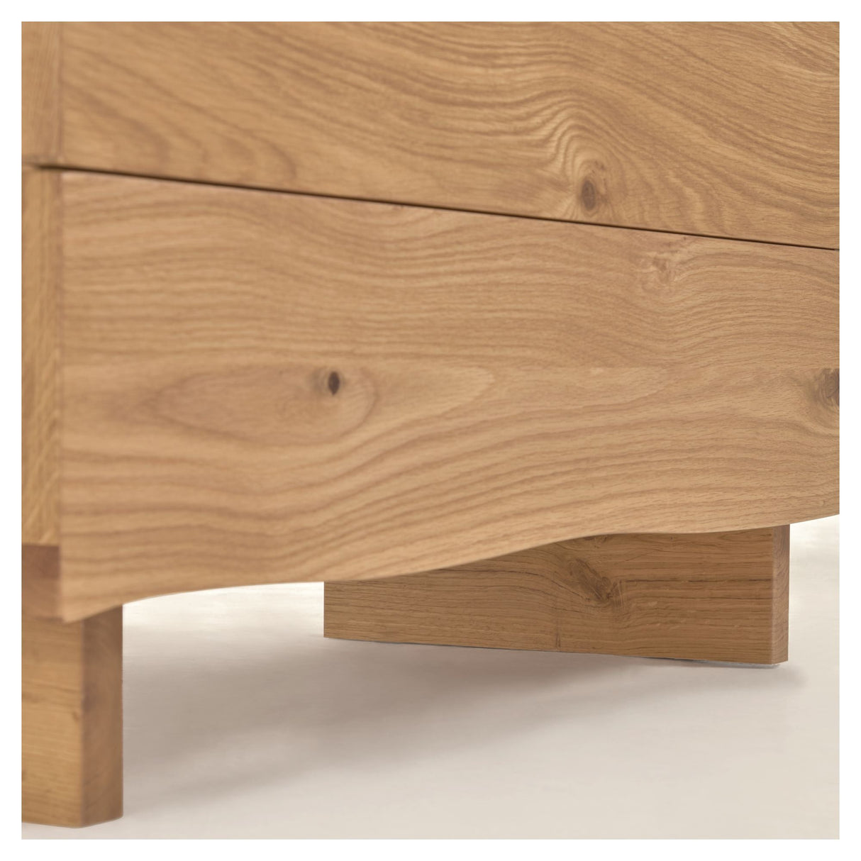 Rasha Chest w. 3 drawers, 104x73, Oak veneer