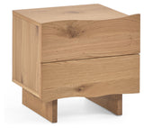 Rasha Bedside table, 49x45, Oak veneer