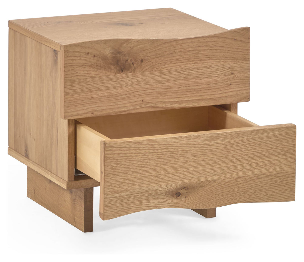 Rasha Bedside table, 49x45, Oak veneer