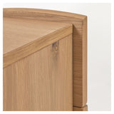 Rasha Bedside table, 49x45, Oak veneer