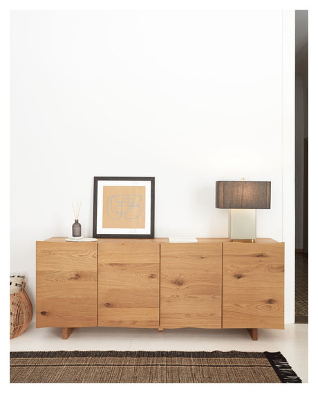 Rasha Sideboard with 4 doors, 180x71, Oak veneer