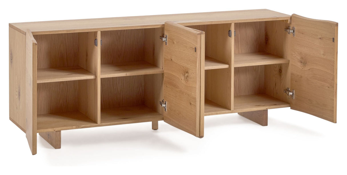 Rasha Sideboard with 4 doors, 180x71, Oak veneer