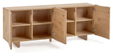 Rasha Sideboard with 4 doors, 180x71, Oak veneer