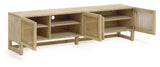 Rexit Tvbord - Wood/Rattan, B180