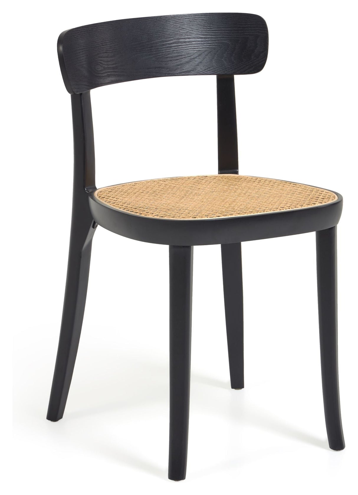 Romane Dining chair - Solid beech in black