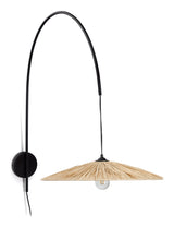 Rosella Wall Lamp, Natural Raffia