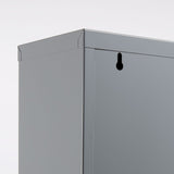 Rox Shoe Cabinet with 5 doors, Gray