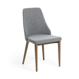 Roxie Dining Chair Gray/Walnut