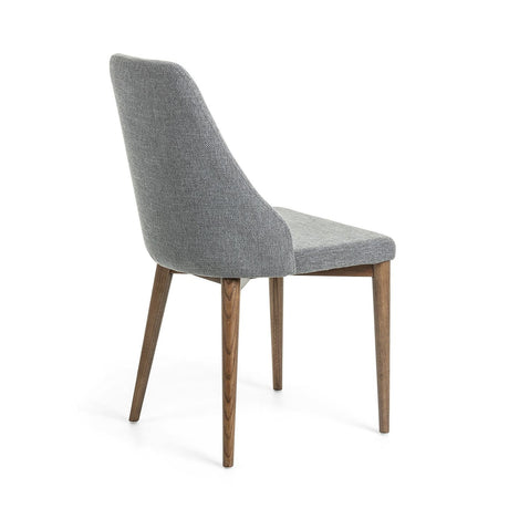 Roxie Dining Chair Gray/Walnut