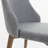 Roxie Dining Chair Gray/Walnut