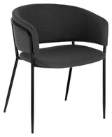 Runnie Dining Chair Dark Gray Twill