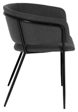 Runnie Dining Chair Dark Gray Twill