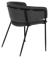 Runnie Dining Chair Dark Gray Twill