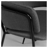 Runnie Dining Chair Dark Gray Twill