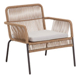 Samanta Lounge Chair Beige/Black