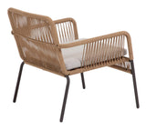 Samanta Lounge Chair Beige/Black