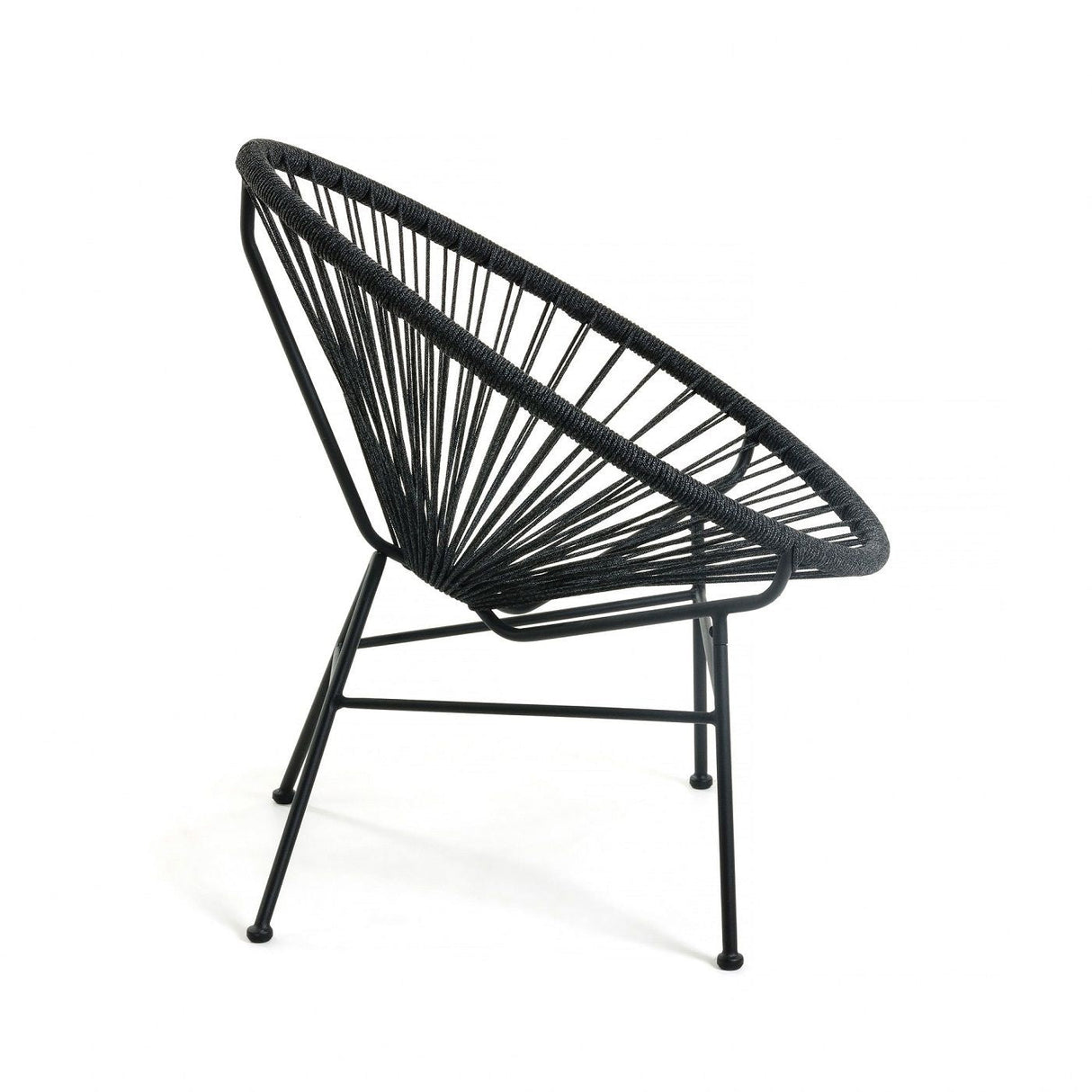 Samanta Lounge Chair, Black