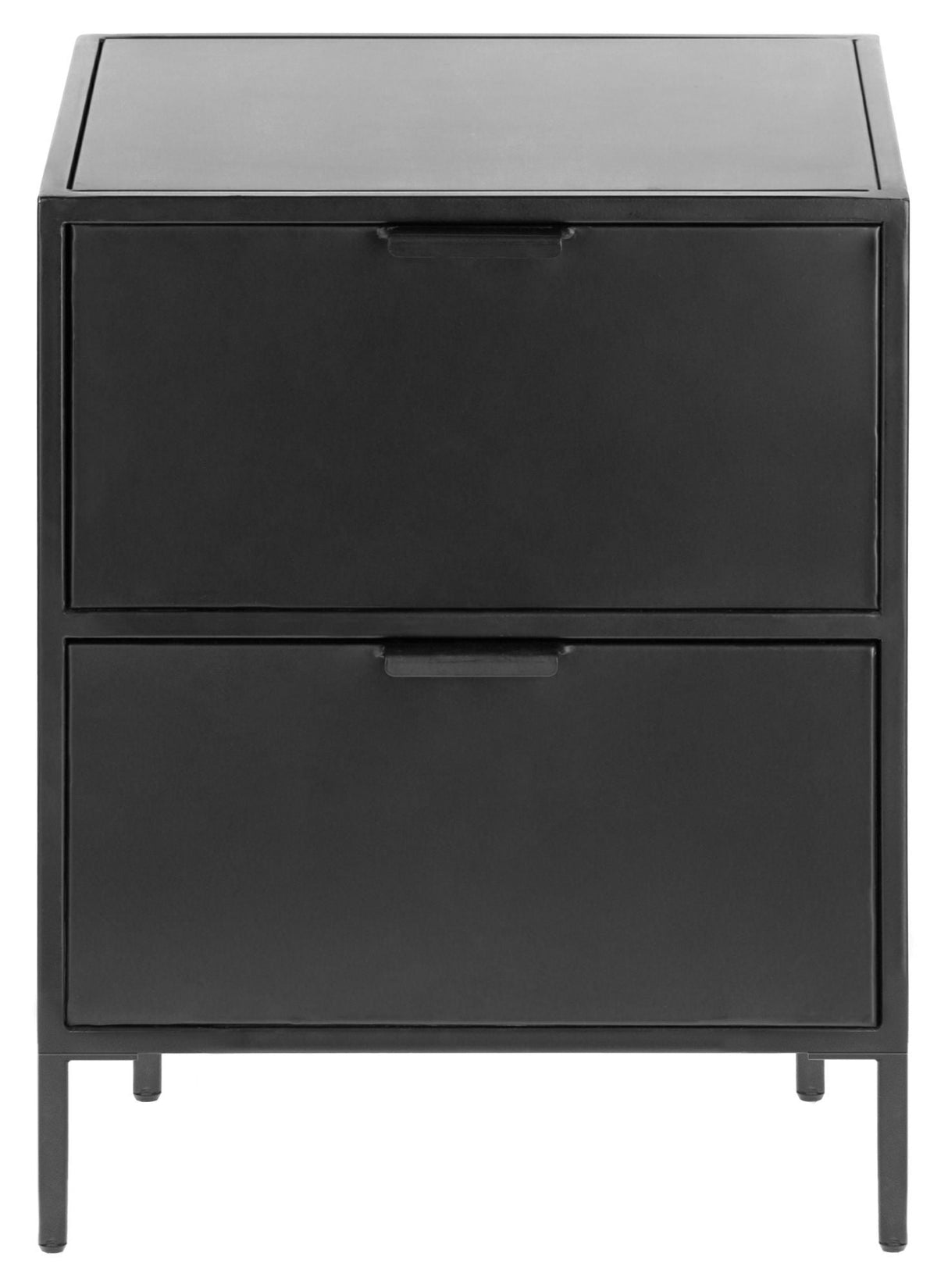 Kave Home Shantay Bedside Table Black Metal