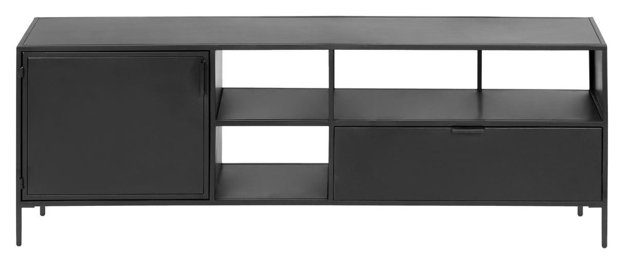 Kave Home Shantay Table Black Metal, 150x50