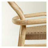 Sheryl Barstool Beige/Light Wood