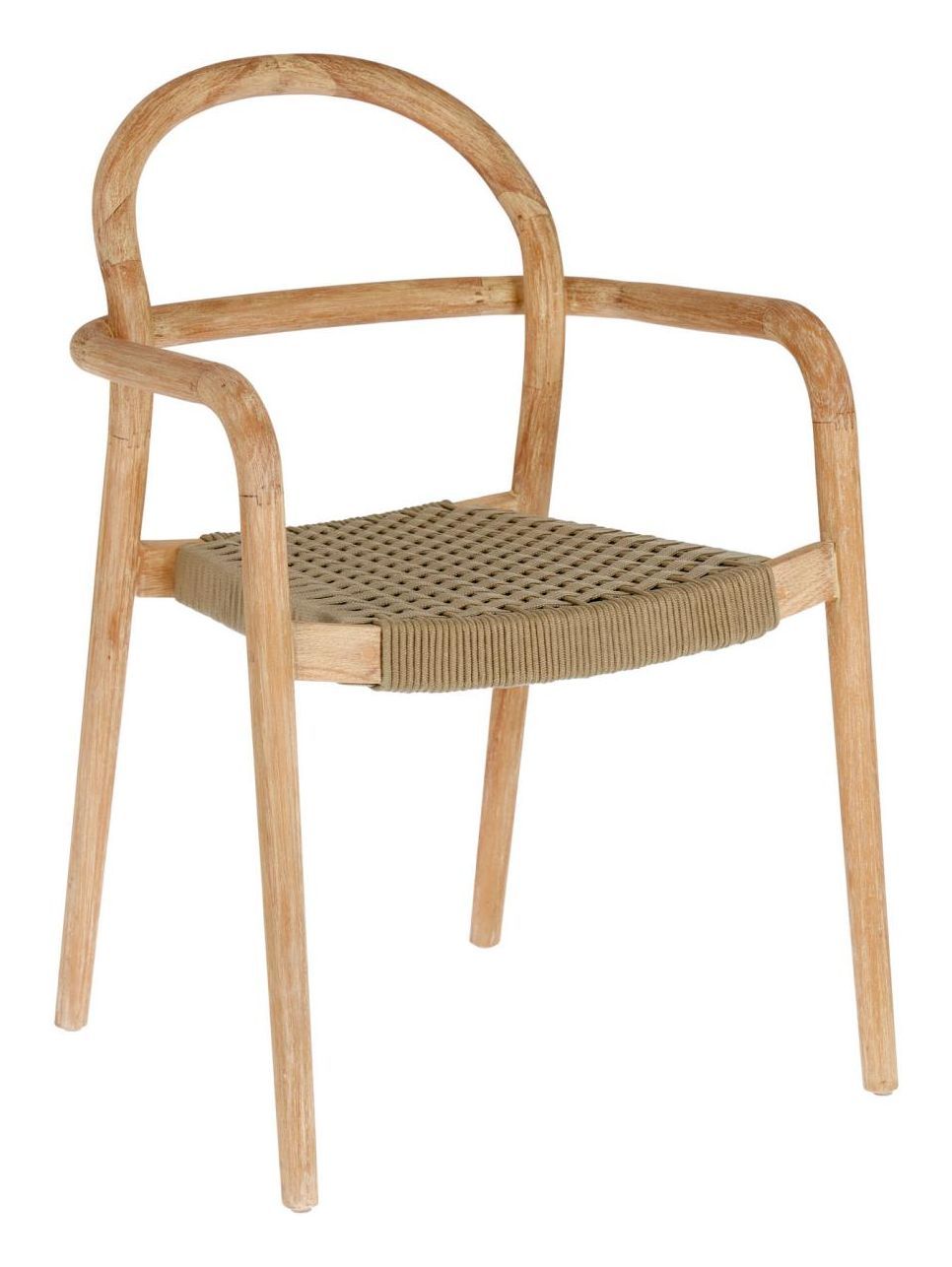 Sheryl Dining Chair Beige/Light Wood