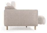 Singa 3-pers. Sofa, Beige Chenille