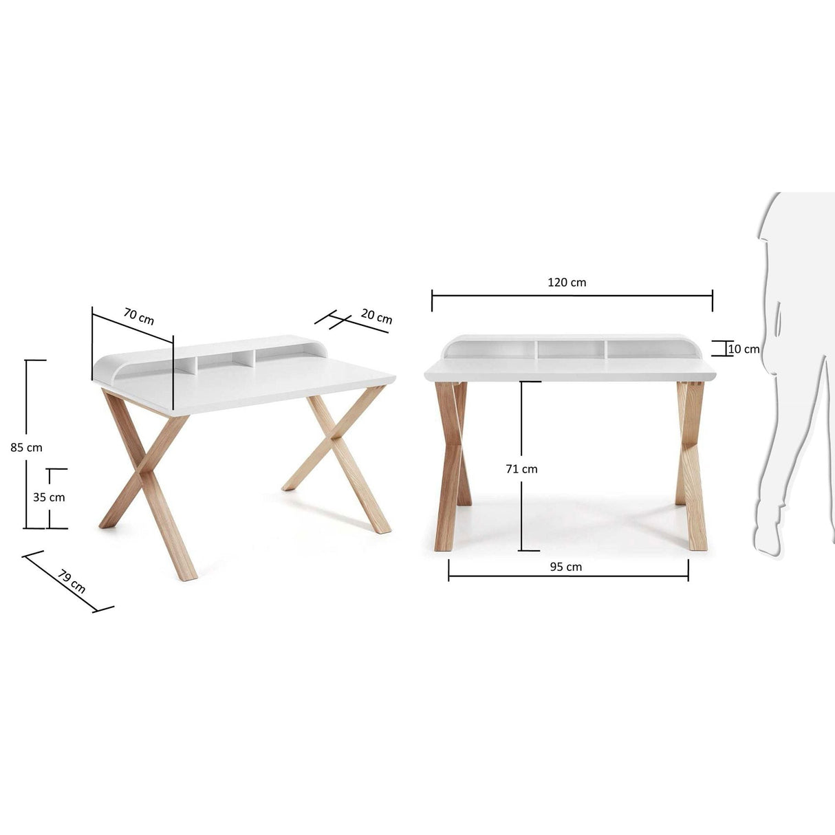 Success Desk 120x79 Matte White