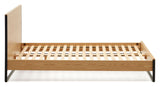 Taiana Bed frame, Oak veneer, 160x200