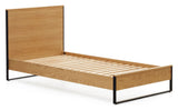 Taiana Bed frame, Oak veneer, 90x190