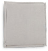 Tanit Bedwall, 100x100, Gray linen