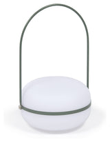 Tea Outdoor Table Lamp, Polythene/Green Metal