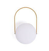 Tea Outdoor Table Lamp, Polythene/Yellow Metal