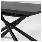 Theone Dining Table Black, 160/210x90