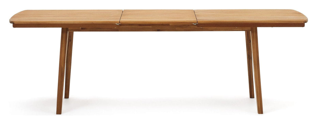 Thianna Garden table with extension, Acacia wood, 180(240)x90