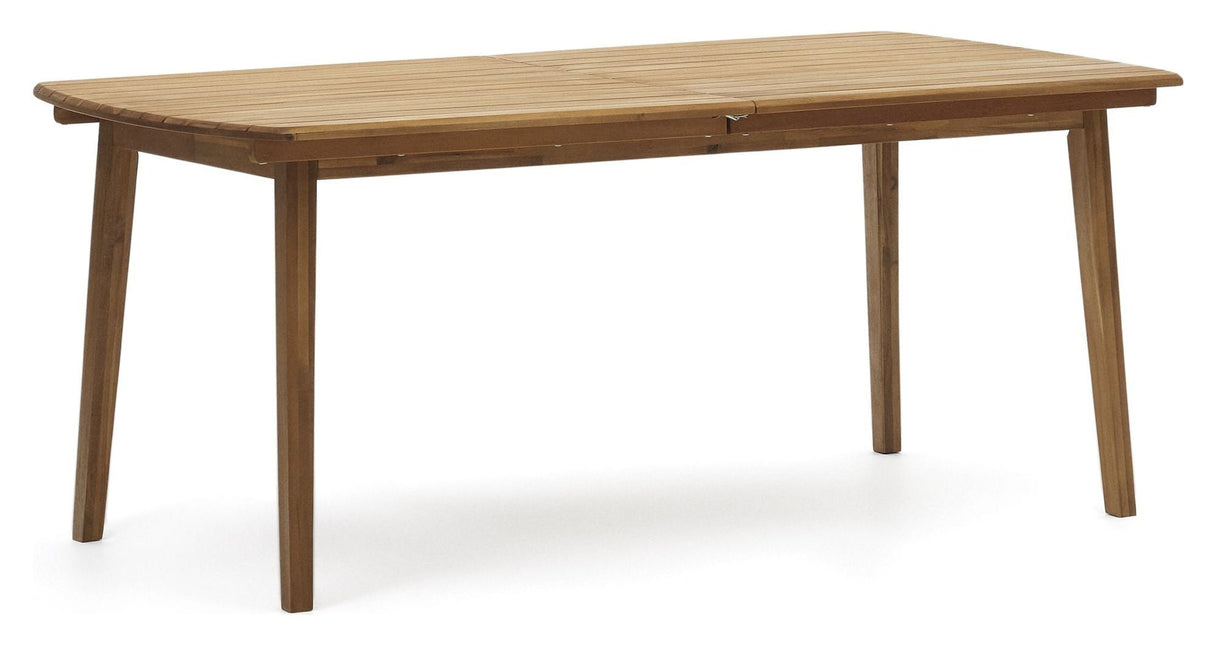 Thianna Garden table with extension, Acacia wood, 180(240)x90